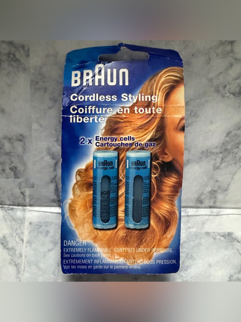 Braun Cordless Styling Energy Cells 25ml‎ Butane Refills 4542 2 pack New sealed